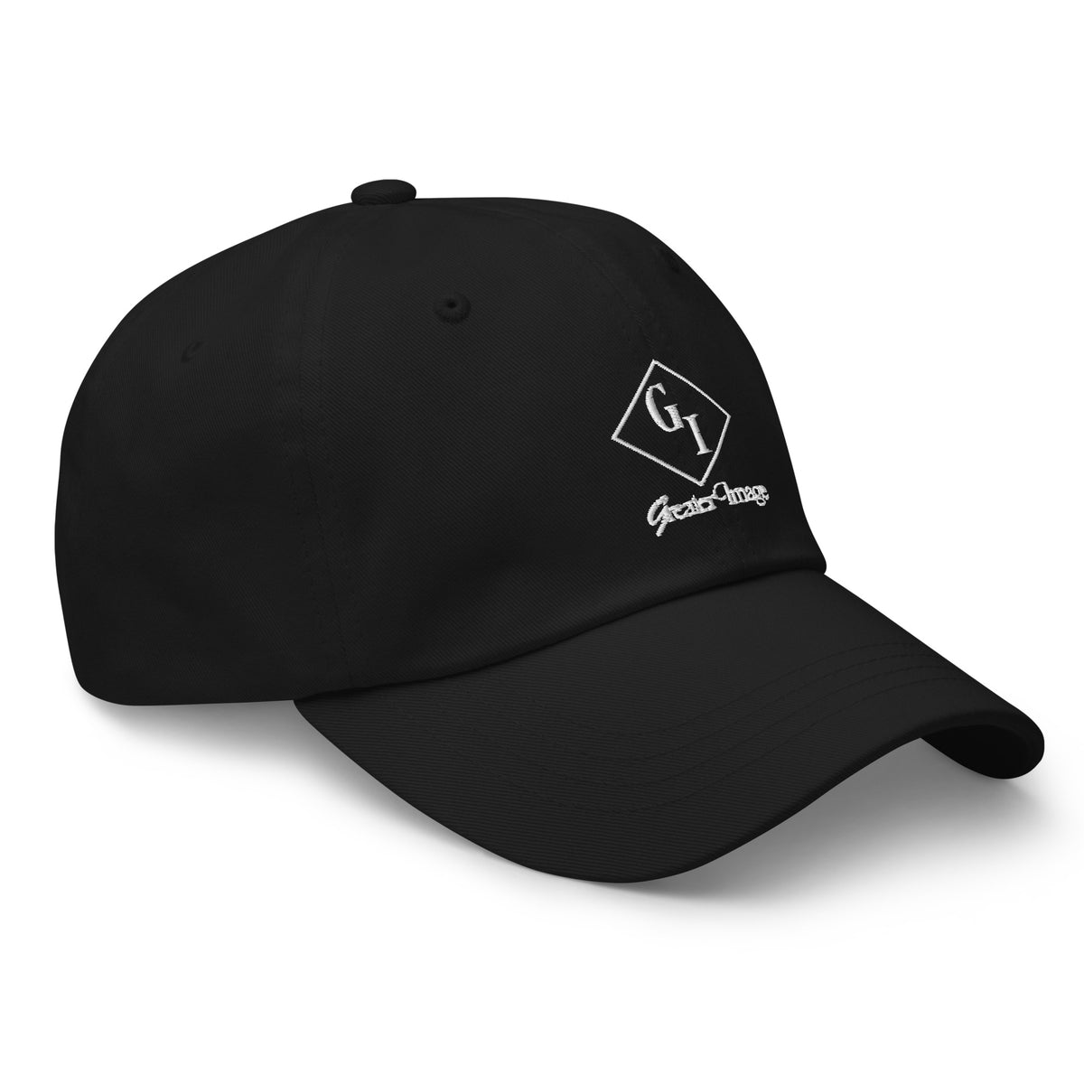 Dad Hat Logo (white) - Greater Image