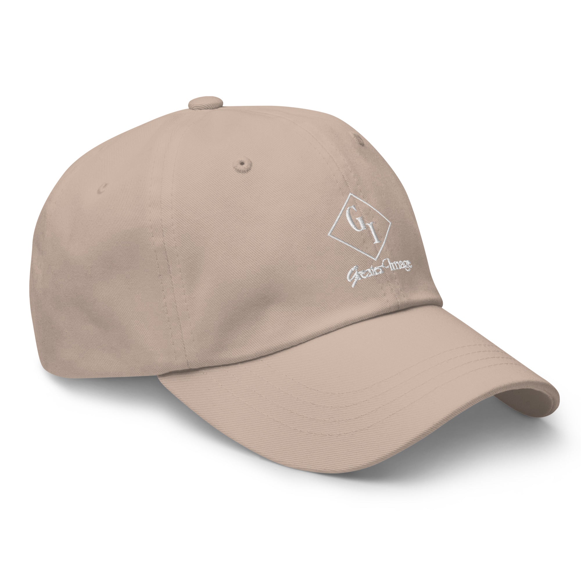 Dad Hat Logo (white) - Greater Image